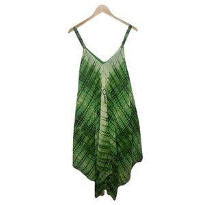 Mlle Gabrielle Geometric Handkerchief Dress With Adjustable Straps Women's 3X